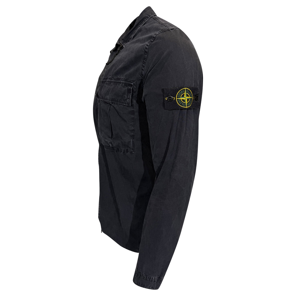 STONE ISLAND OVER SHIRT BLUE - MEDIUM | PRE OWNED - Affluent ArchivesUsed HIGH END DESIGNER CLOTHING