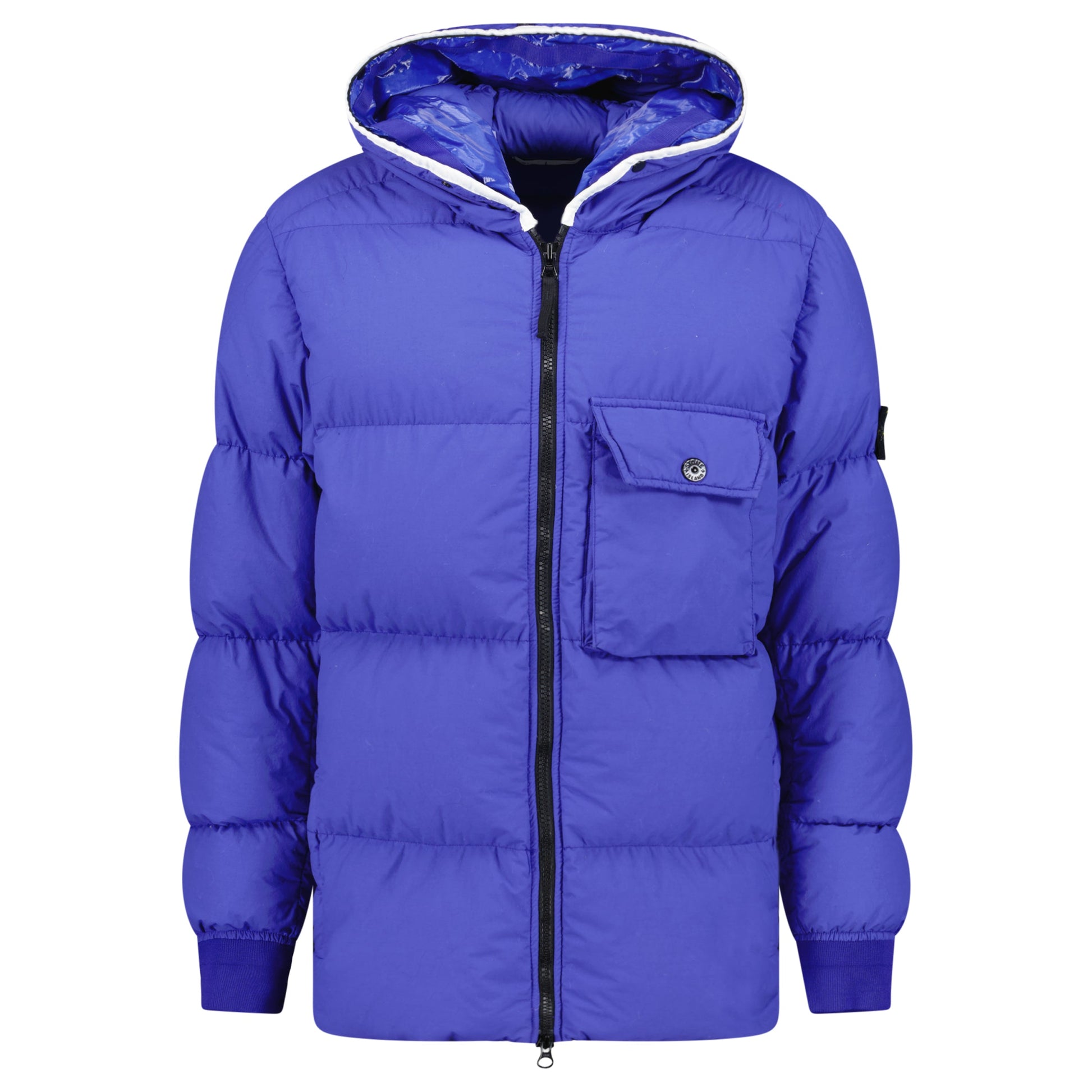 STONE ISLAND PURPLE PUFFE JACKET - XL - Affluent ArchivesUsed HIGH END DESIGNER CLOTHING