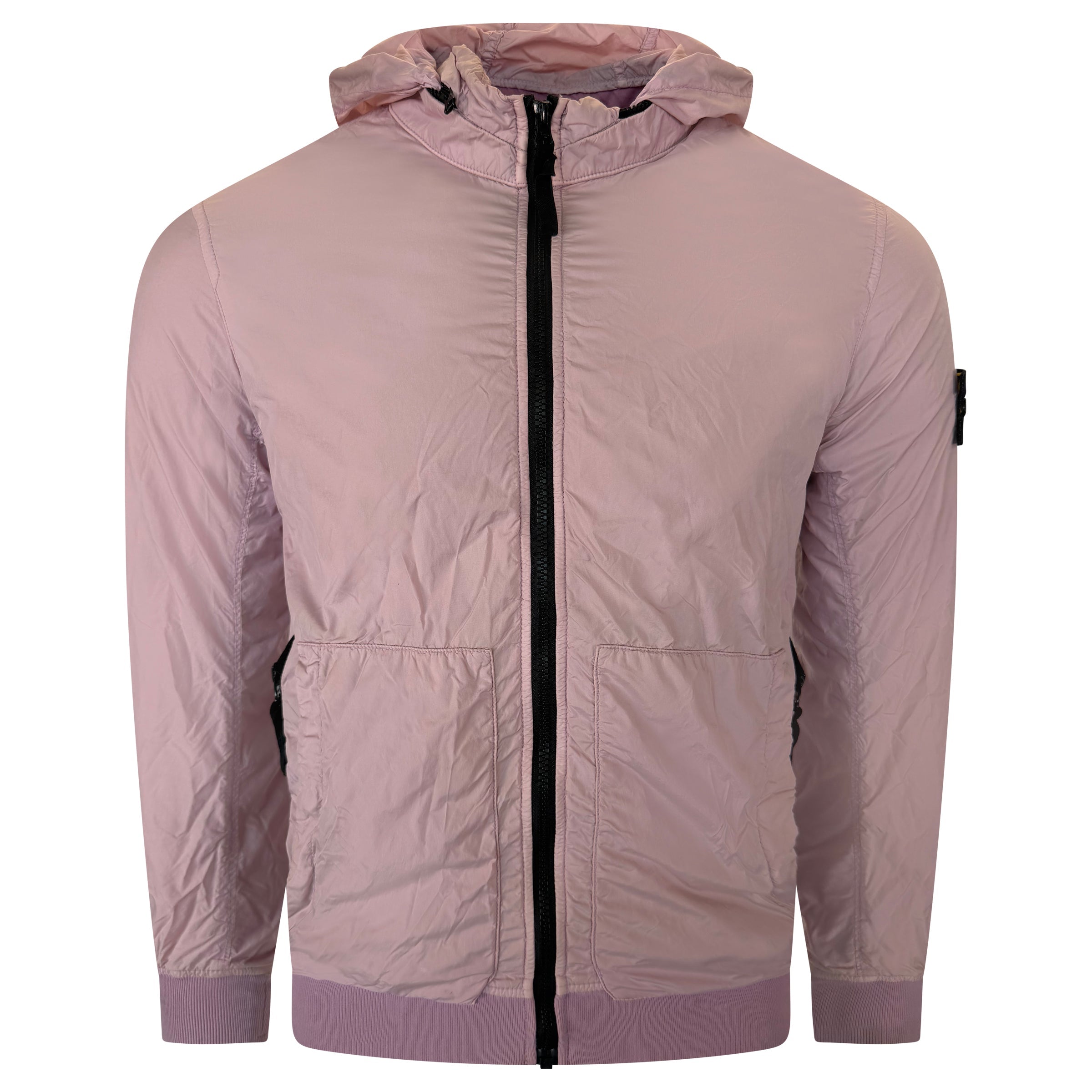 STONE ISLAND ROSE PINK JACKET - SMALL | PRE OWNED - Affluent ArchivesUsed HIGH END DESIGNER CLOTHING
