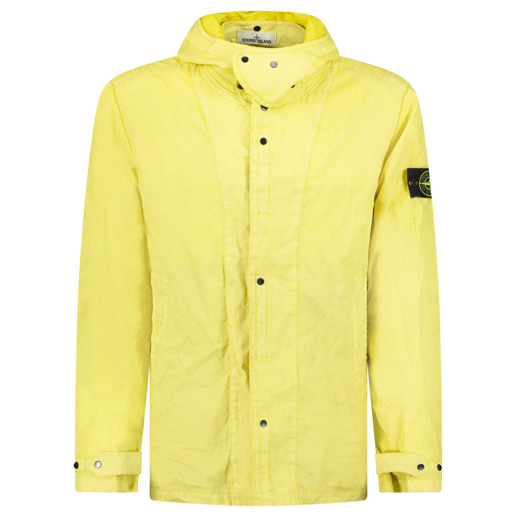 STONE ISLAND YELLOW MAC JACKET - LARGE - Affluent ArchivesUsed HIGH END DESIGNER CLOTHING