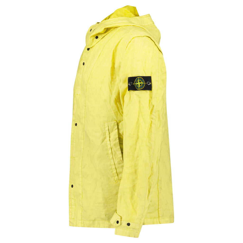 STONE ISLAND YELLOW MAC JACKET - LARGE - Affluent ArchivesUsed HIGH END DESIGNER CLOTHING