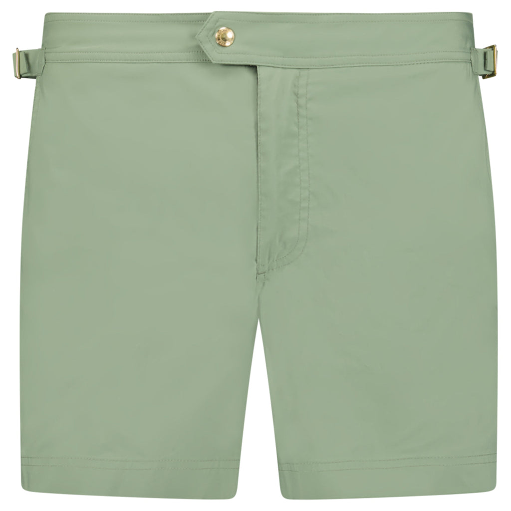 TOM FORD OLIVE SWIM SHORTS - LARGE (Fits Medium) | PRE OWNED - Affluent ArchivesUsed HIGH END DESIGNER CLOTHING