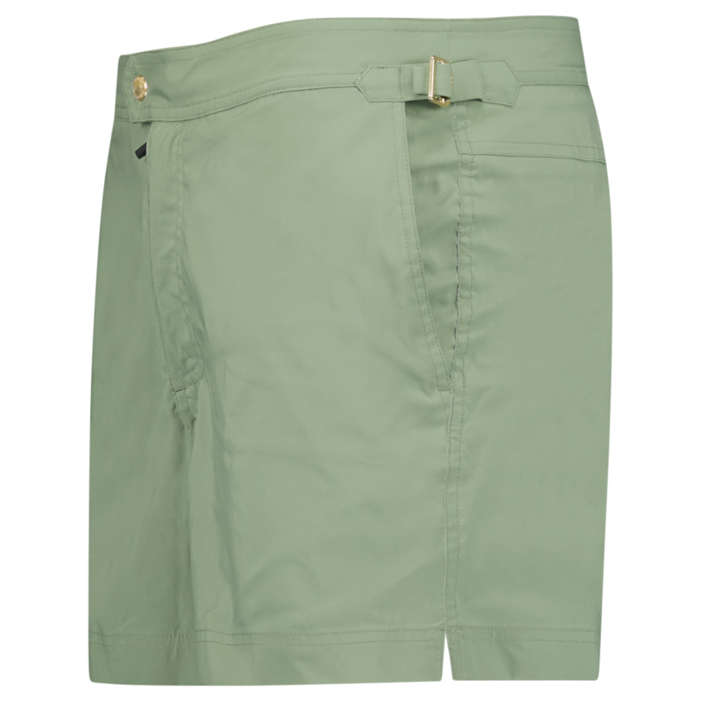 TOM FORD OLIVE SWIM SHORTS - LARGE (Fits Medium) | PRE OWNED - Affluent ArchivesUsed HIGH END DESIGNER CLOTHING
