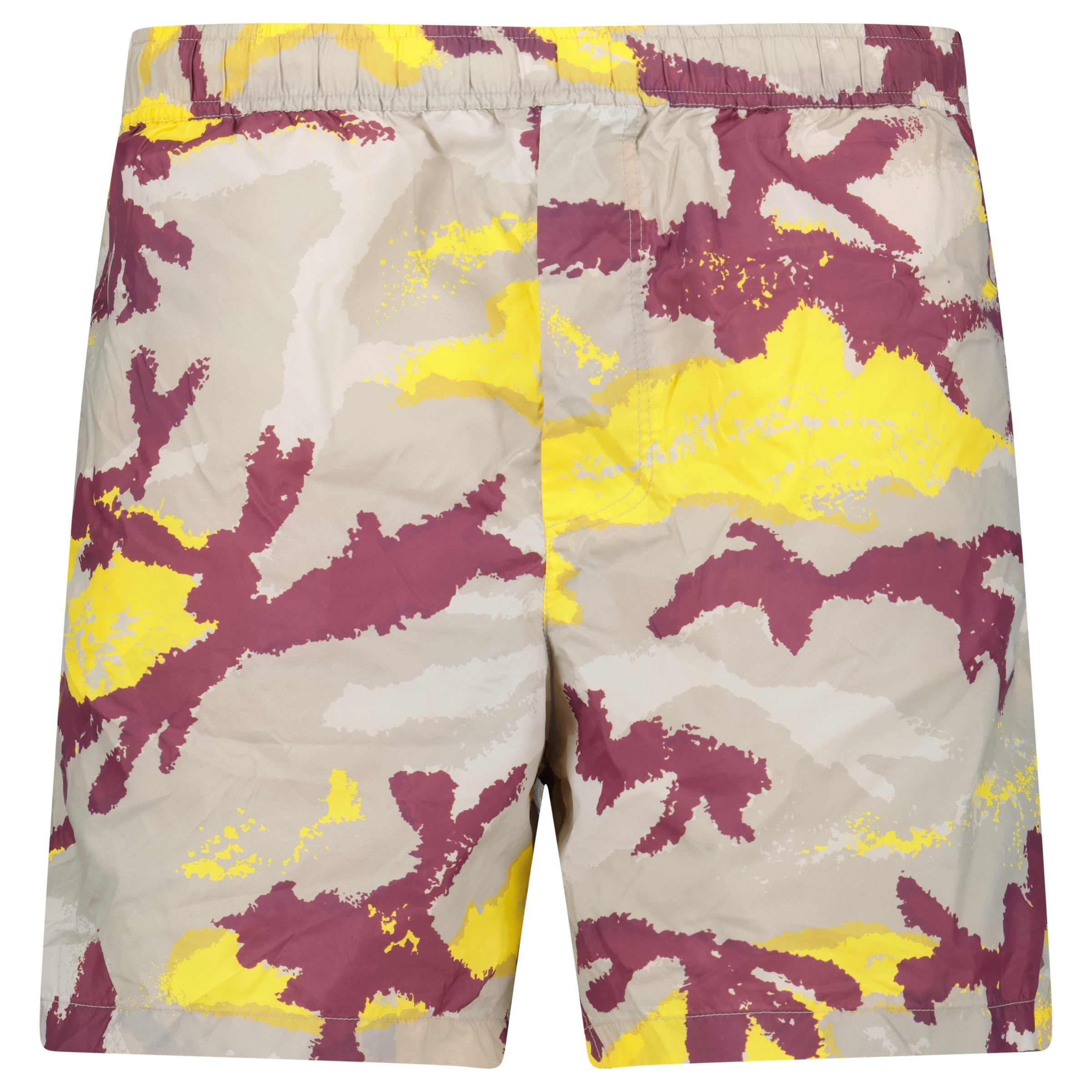 VALENTINO BLUE YELLOW / PURPLE CAMO SWIM SHORTS - XXL - Affluent ArchivesUsed HIGH END DESIGNER CLOTHING