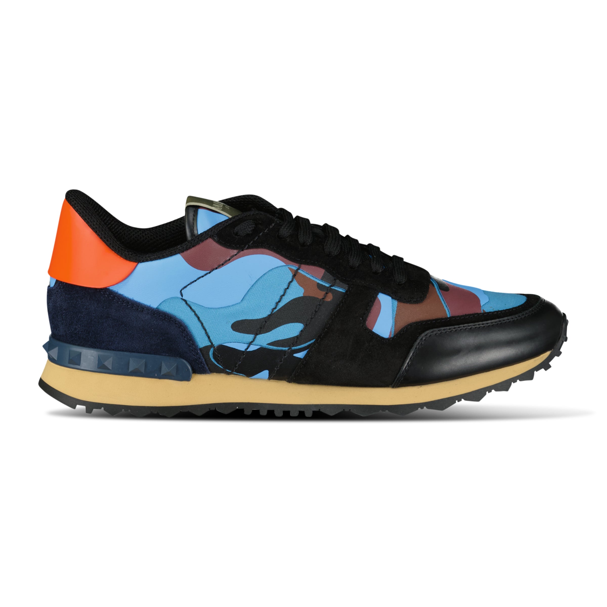 VALENTINO GARAVANI CAMO ROCKRUNNER - UK 7.5 NEW - Affluent ArchivesUsed HIGH END DESIGNER CLOTHING