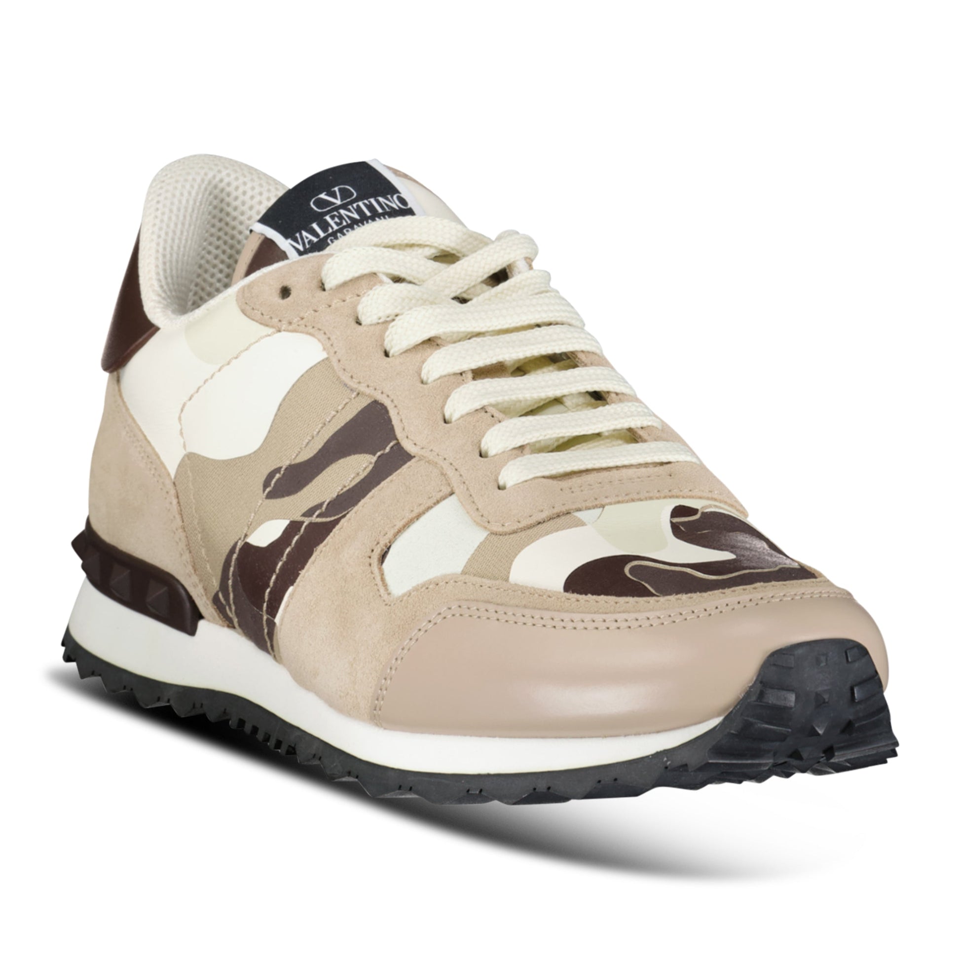 VALENTINO GARAVANI ROCKRUNNER BEIGE - UK 7 (41) NEW UNWORN - Affluent ArchivesUsed HIGH END DESIGNER CLOTHING