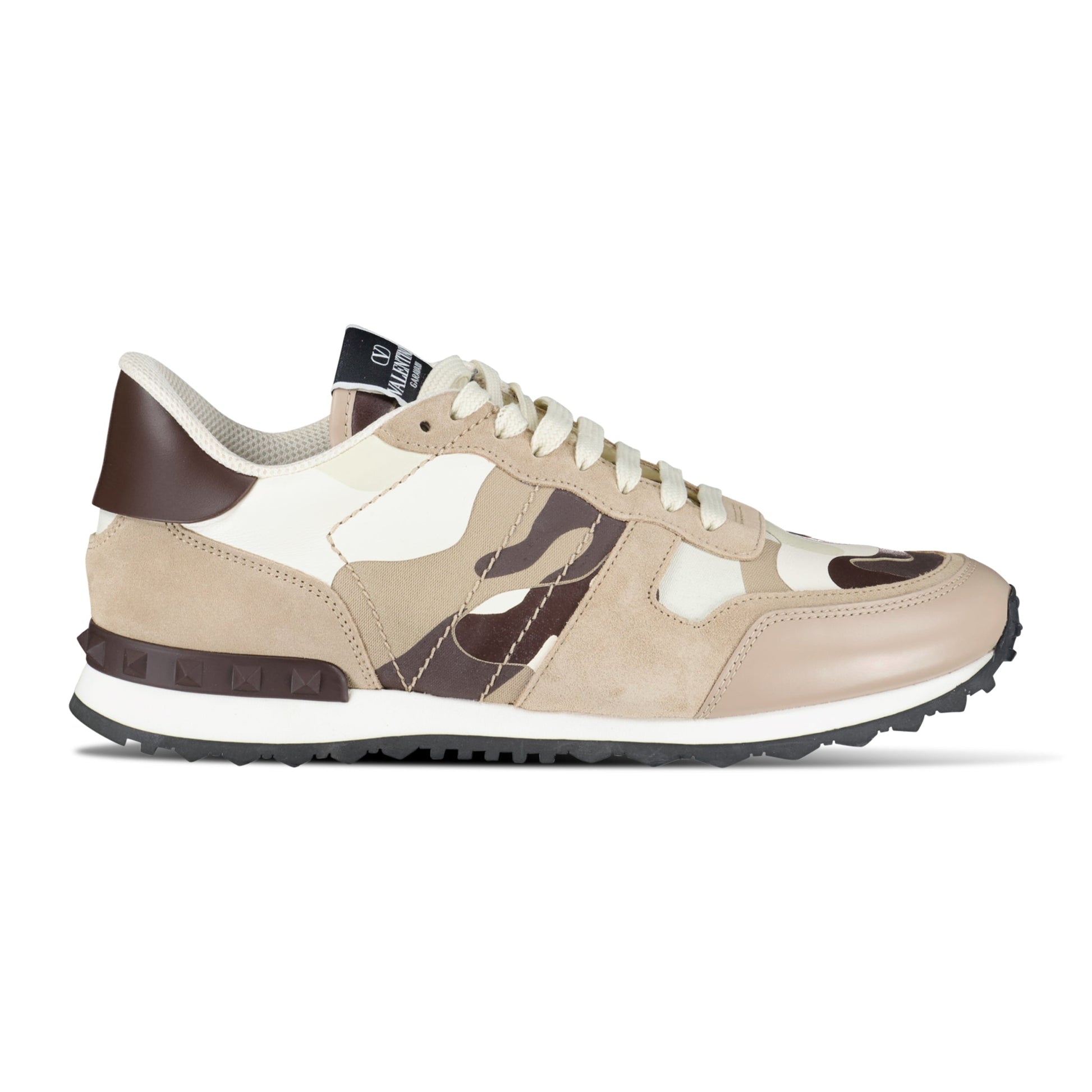 VALENTINO GARAVANI ROCKRUNNER BEIGE - UK 7 (41) NEW UNWORN - Affluent ArchivesUsed HIGH END DESIGNER CLOTHING