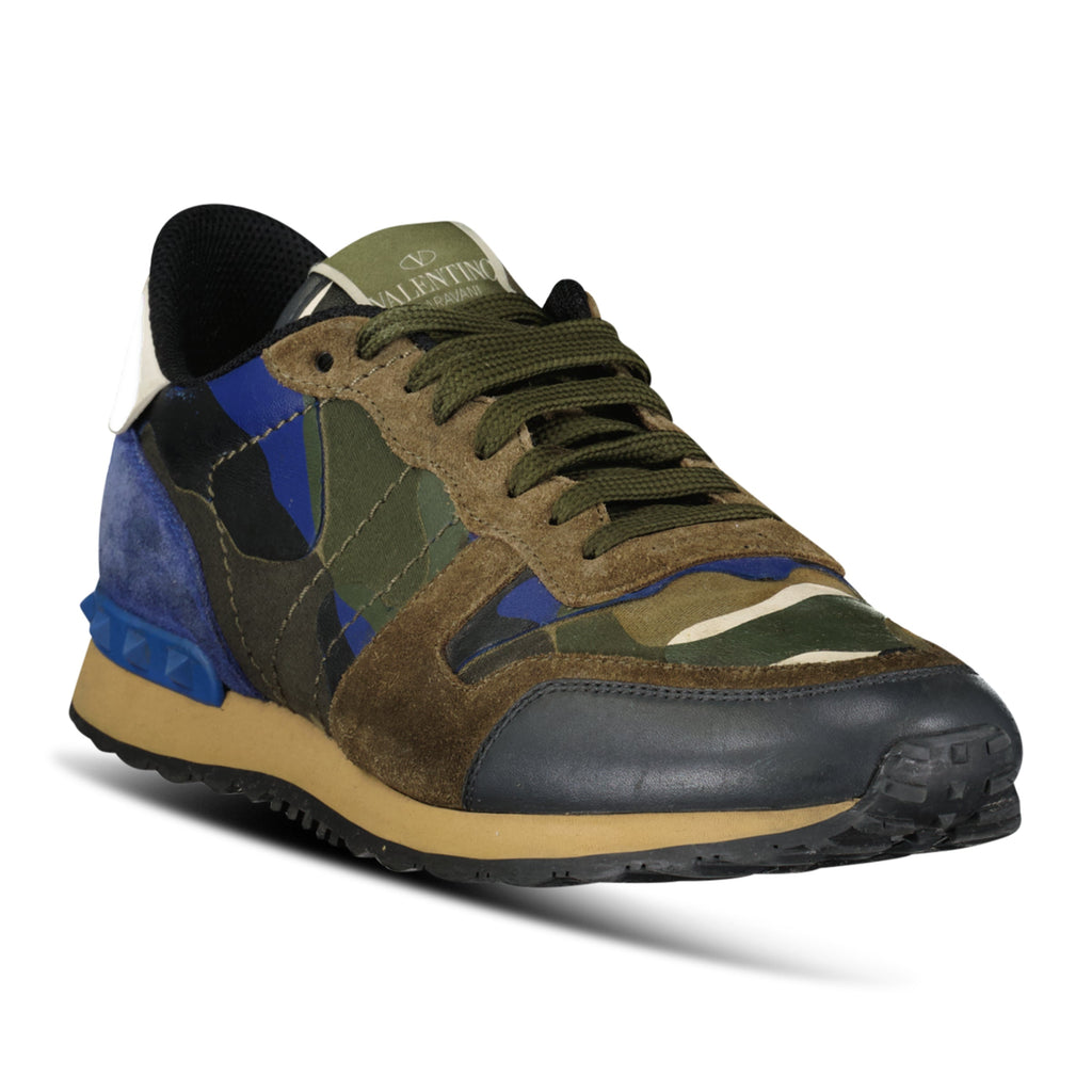 VALENTINO GARAVANI ROCRUNNER KHAKI - UK 7 (41) - Affluent ArchivesUsed HIGH END DESIGNER CLOTHING