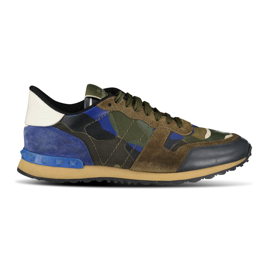 VALENTINO GARAVANI ROCRUNNER KHAKI - UK 7 (41) - Affluent ArchivesUsed HIGH END DESIGNER CLOTHING