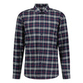 BURBERRY NAVY CHECKED SHIRT - XL - affluentarchivesUsed HIGH END DESIGNER CLOTHING