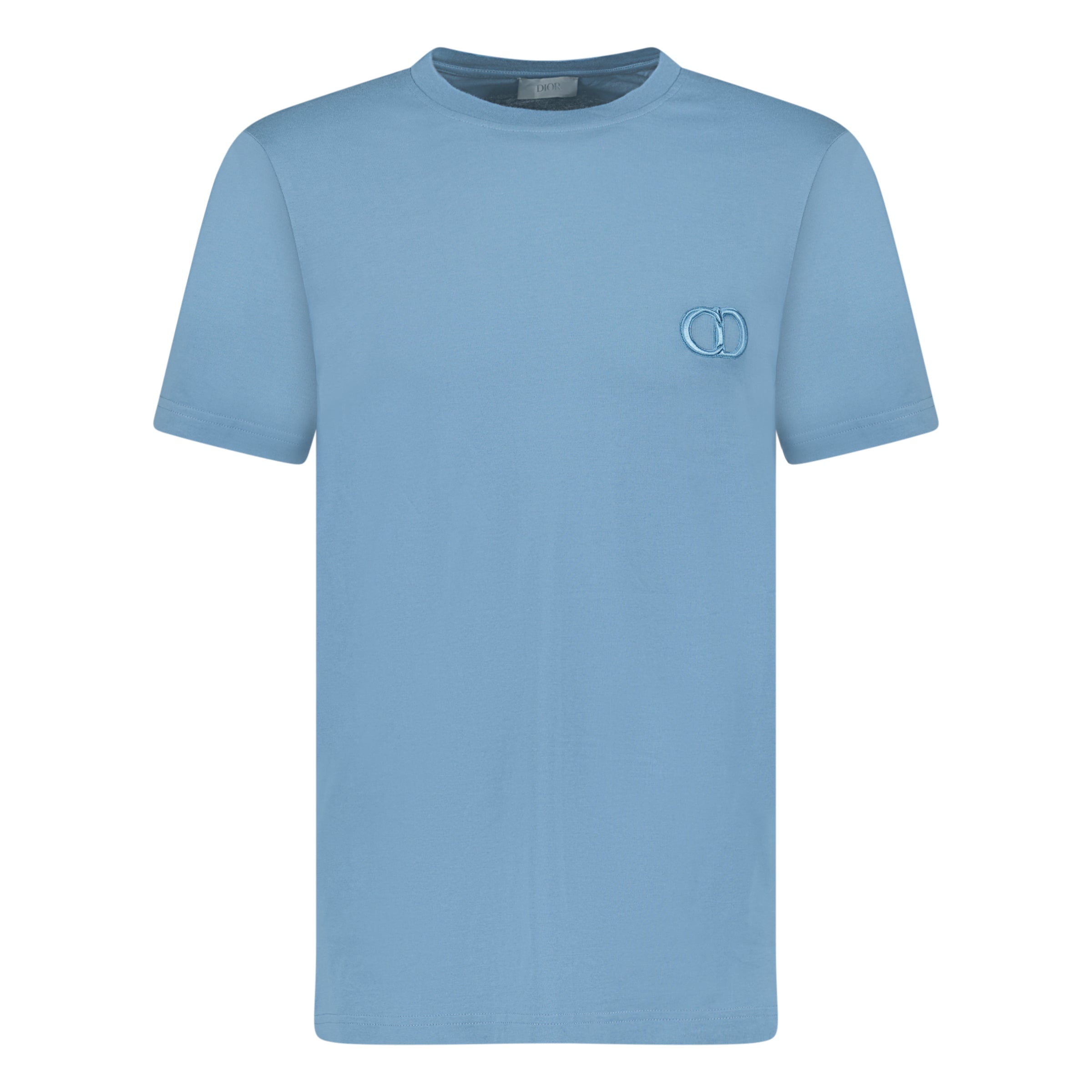 DIOR ICON T SHIRT LIGHT BLUE - LARGE - affluentarchivesUsed HIGH END DESIGNER CLOTHING