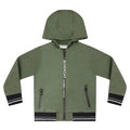 GIVENCHY KHAKI ZIP UP HOODIE JUNIORS - affluentarchivesUsed HIGH END DESIGNER CLOTHING