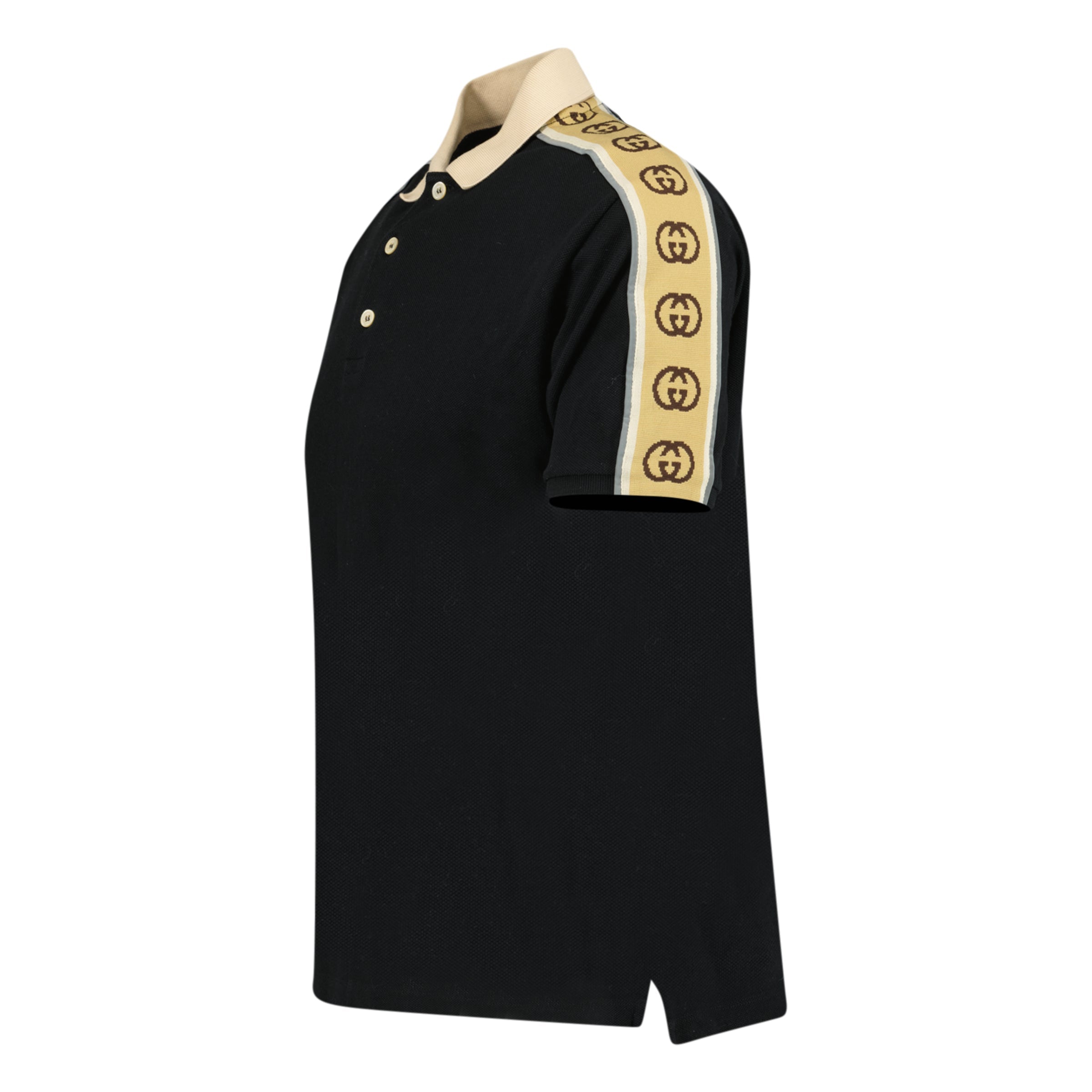 GUCCI POLO BLACK - XS (Fits S) - affluentarchivesUsed HIGH END DESIGNER CLOTHING