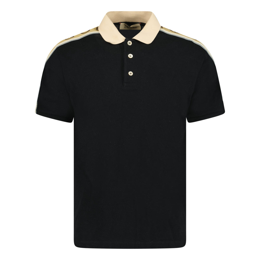 GUCCI POLO BLACK - XS (Fits S) - affluentarchivesUsed HIGH END DESIGNER CLOTHING