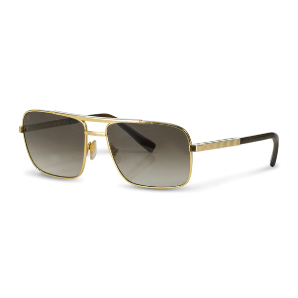 Óculos Louis Vuitton Attitude Sunglasses Gold Z0259U Original