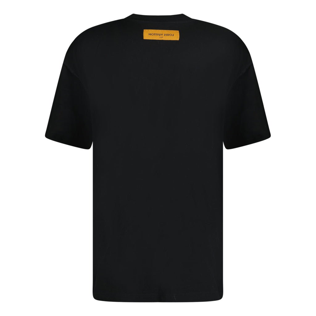 LOUIS VUITTON LOGO T SHIRT BLACK - XXL - affluentarchivesUsed HIGH END DESIGNER CLOTHING