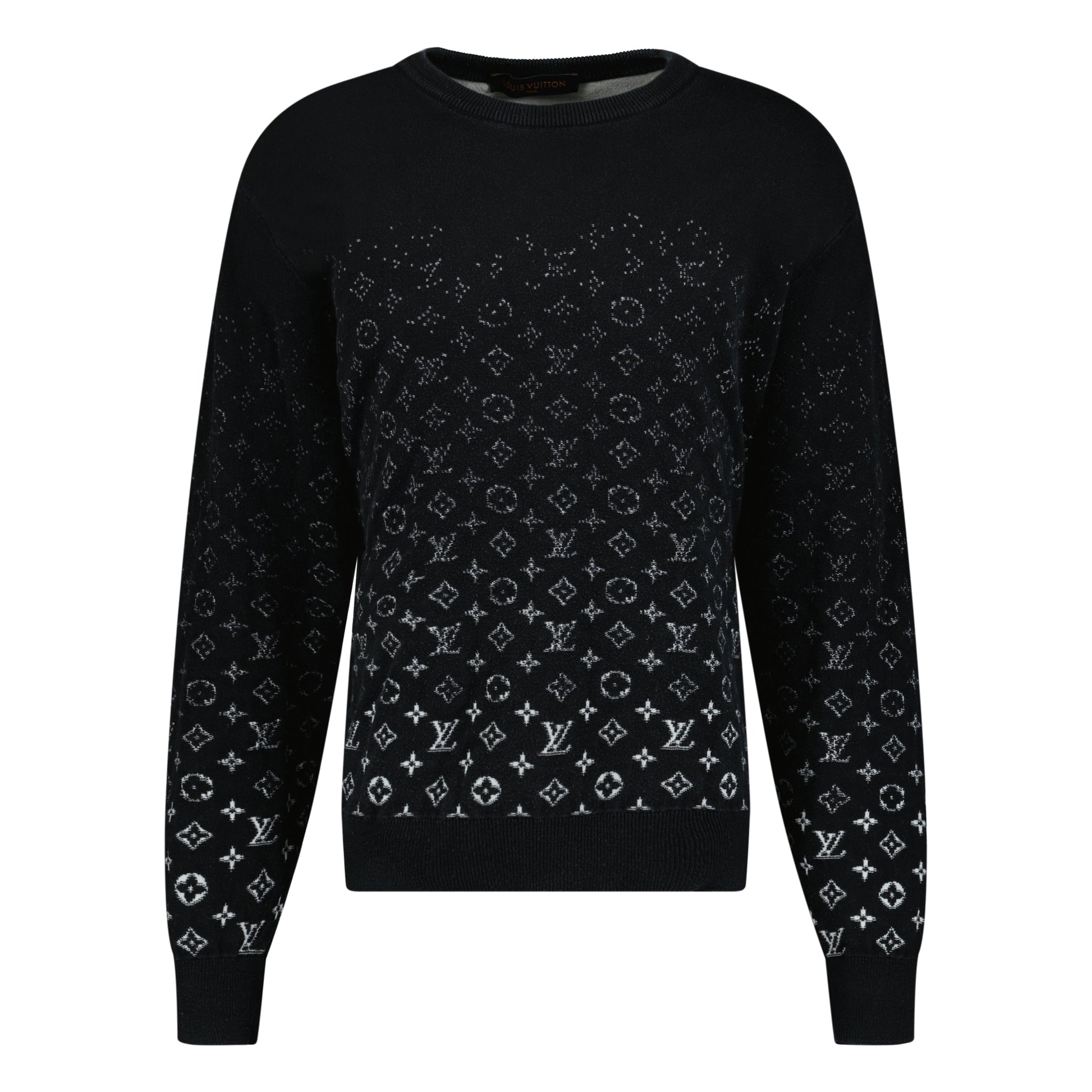 LOUIS VUITTON MONOGRAM SWEATSHIRT BLACK - XXL (FITS XL) - affluentarchivesUsed HIGH END DESIGNER CLOTHING