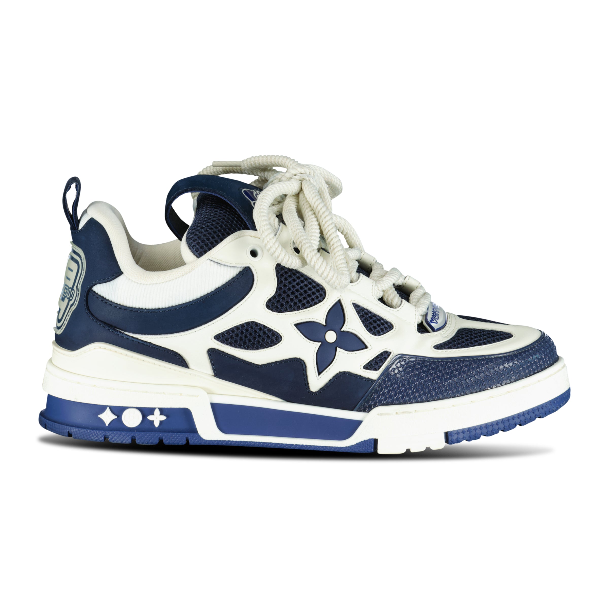 LOUIS VUITTON SKATE SNEAKER NAVY - UK 8 (Fit 9) - affluentarchivesUsed HIGH END DESIGNER CLOTHING