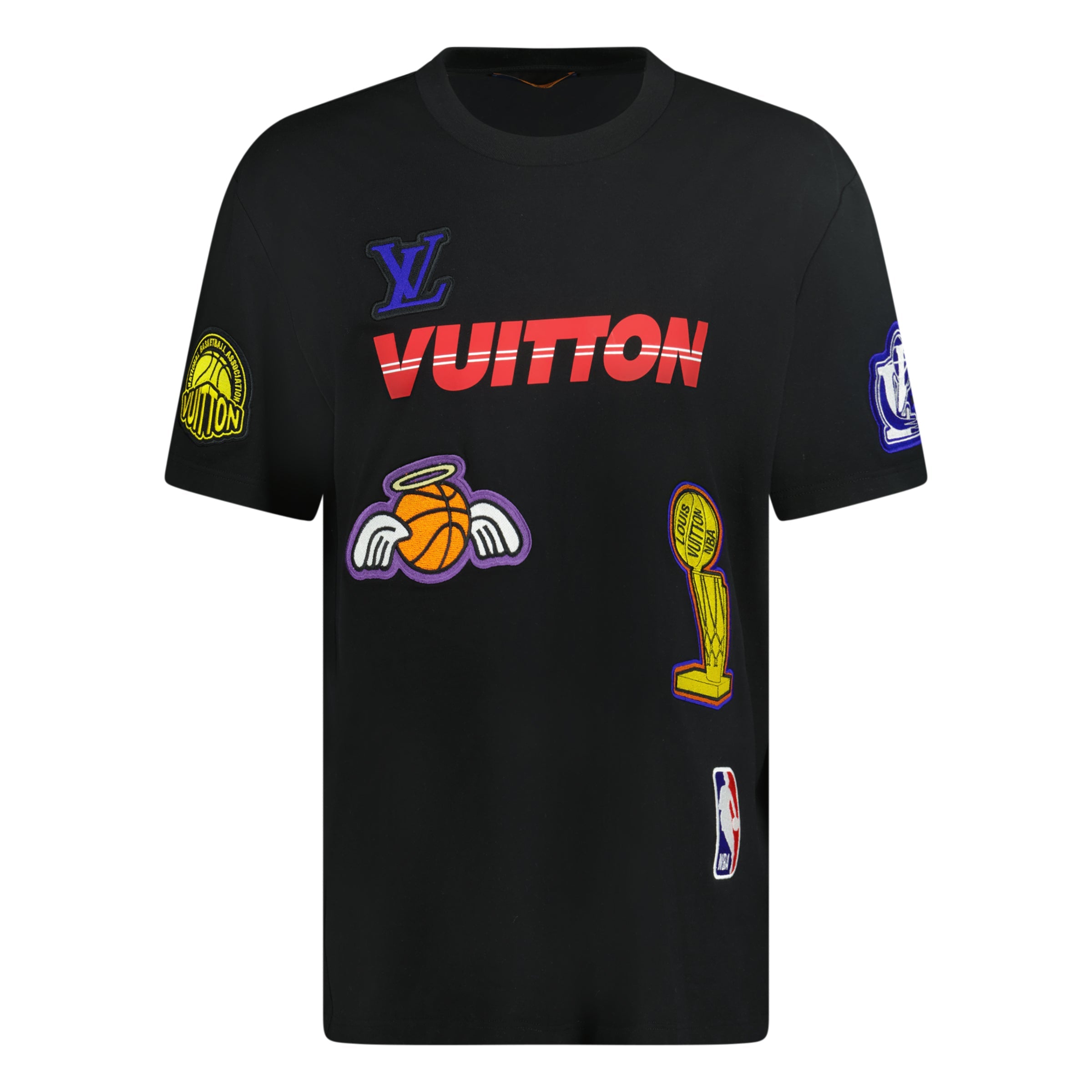 LOUIS VUITTON X NBA BLACK T SHIRT - XL - affluentarchivesUsed HIGH END DESIGNER CLOTHING