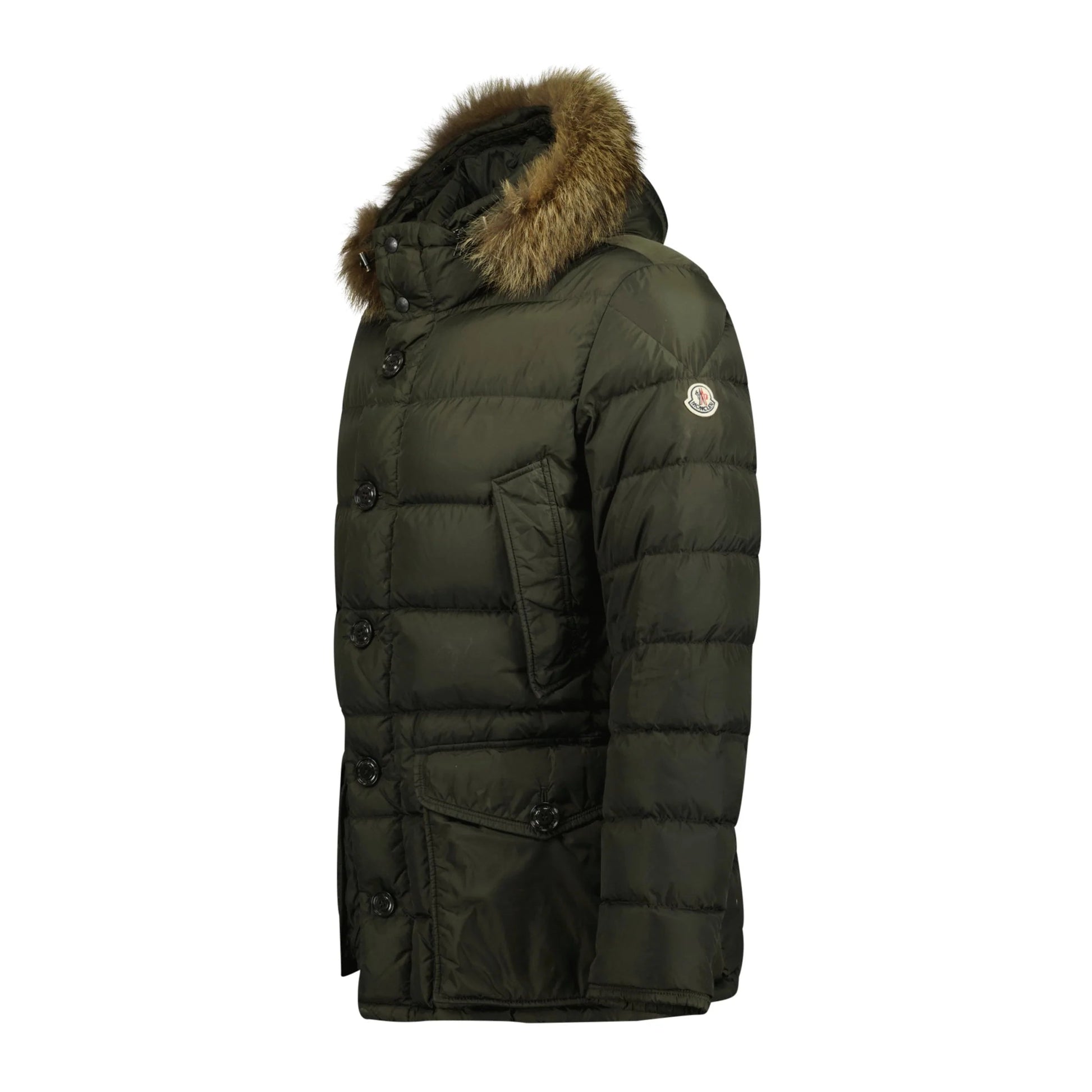 MONCLER CLUNY JACKET KHAKI - affluentarchivesUsed HIGH END DESIGNER CLOTHING