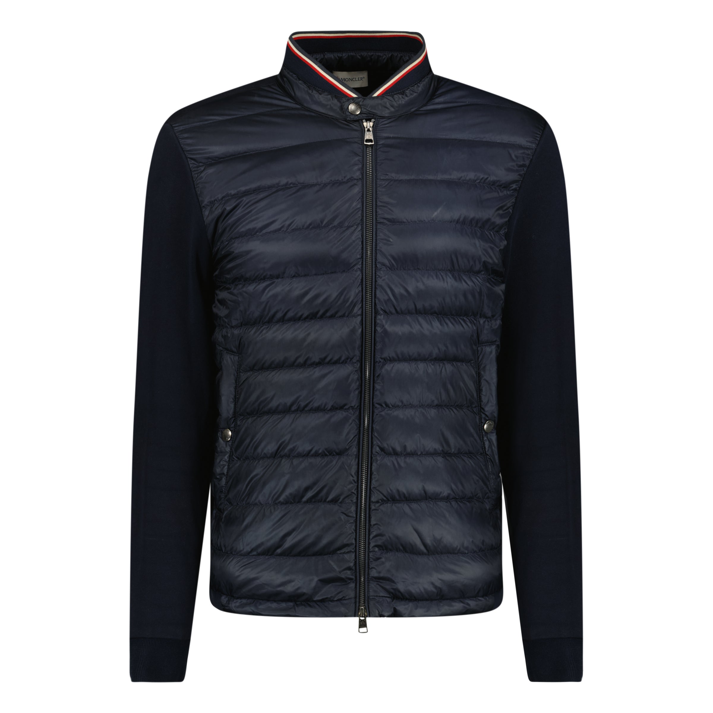 MONCLER MAGLIA CARDIGAN NAVY - LARGE (Fits size Small) – Affluent