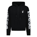 OFF WHITE HOODIE BLACK - SMALL - affluentarchivesUsed HIGH END DESIGNER CLOTHING