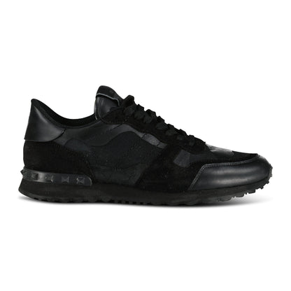 VALENTINO GARAVANI ROCKRUNNER BLACK - UK 6 (40) (NEW) - affluentarchivesUsed HIGH END DESIGNER CLOTHING